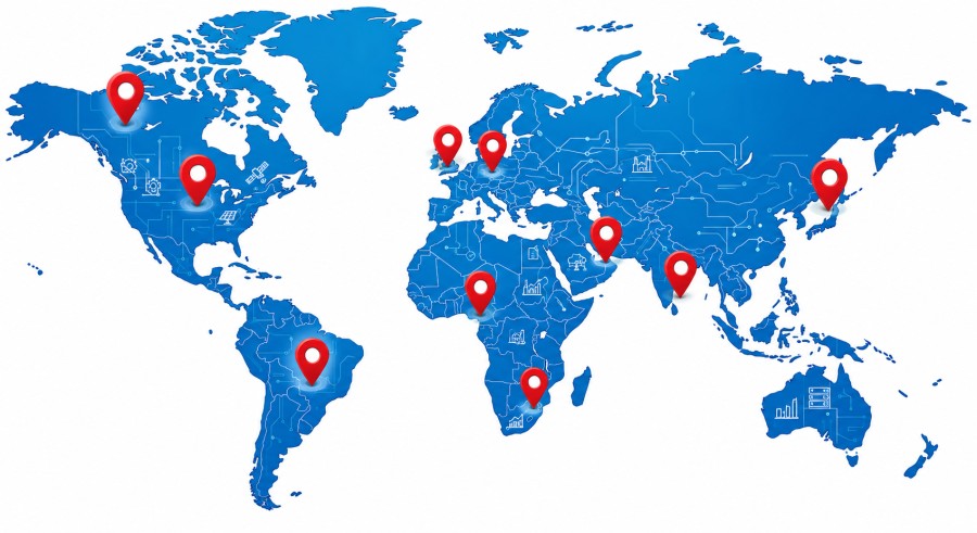 Countries We Serve Map